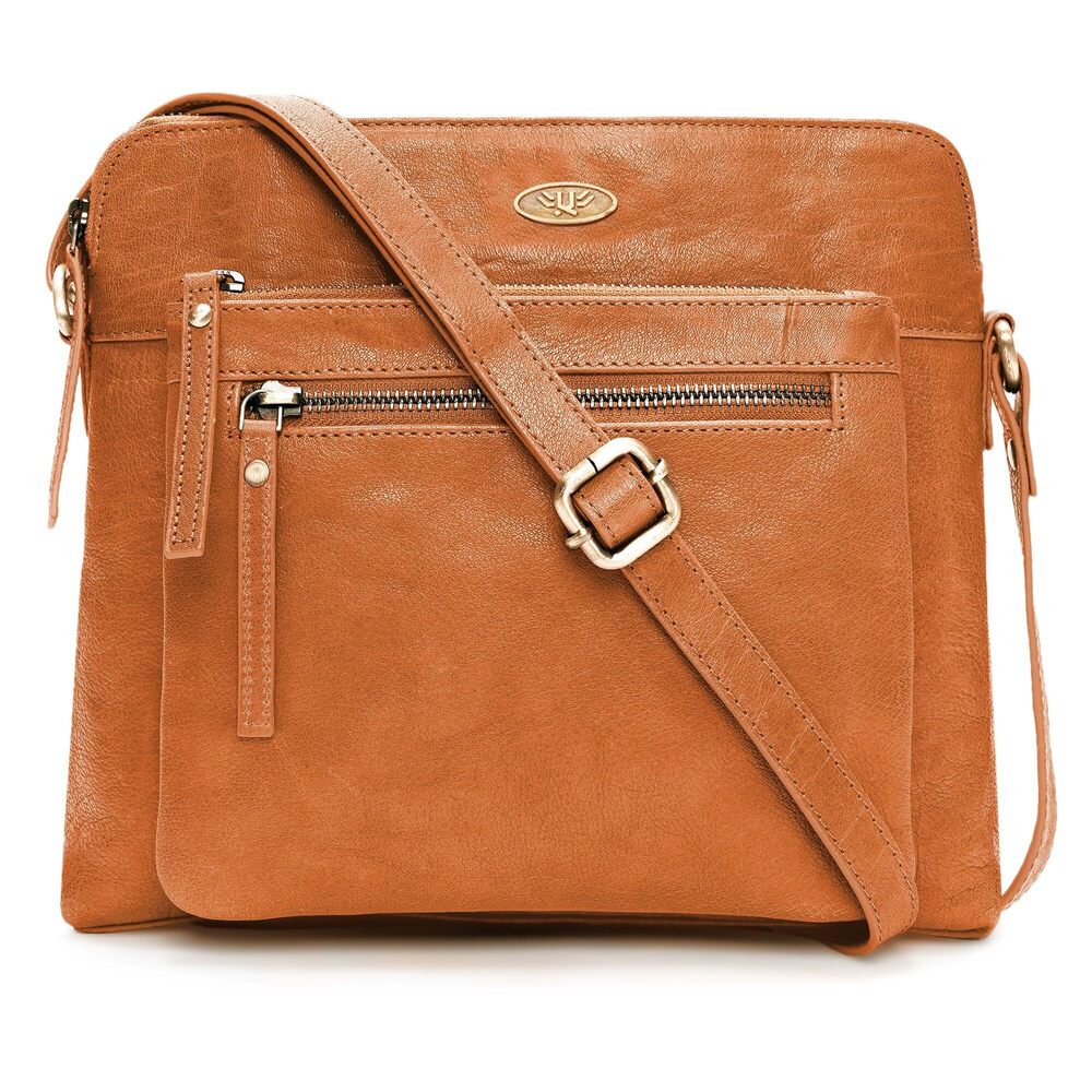 5823 Leather Crossbody Bags , Cross-Shoulder Handbags & Soft Leather Purses